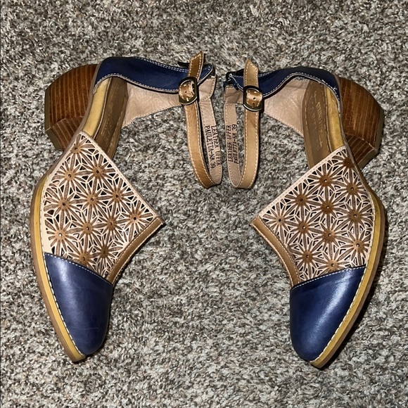 L’Artiste by Spring Step Low Heel Leather Shoes 39 EU - Picture 3 of 11